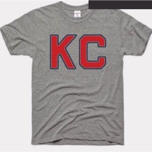 Charlie Hustle Vintage KC Monarchs Grey Medium T-Shirt